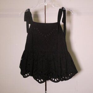 J. Crew Cotton Blouse – Black, Size 2